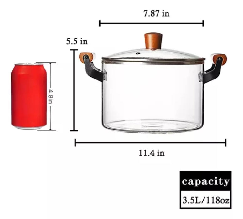 Olla DEEK GlassCook 35L – Cocción Transparente y Segura